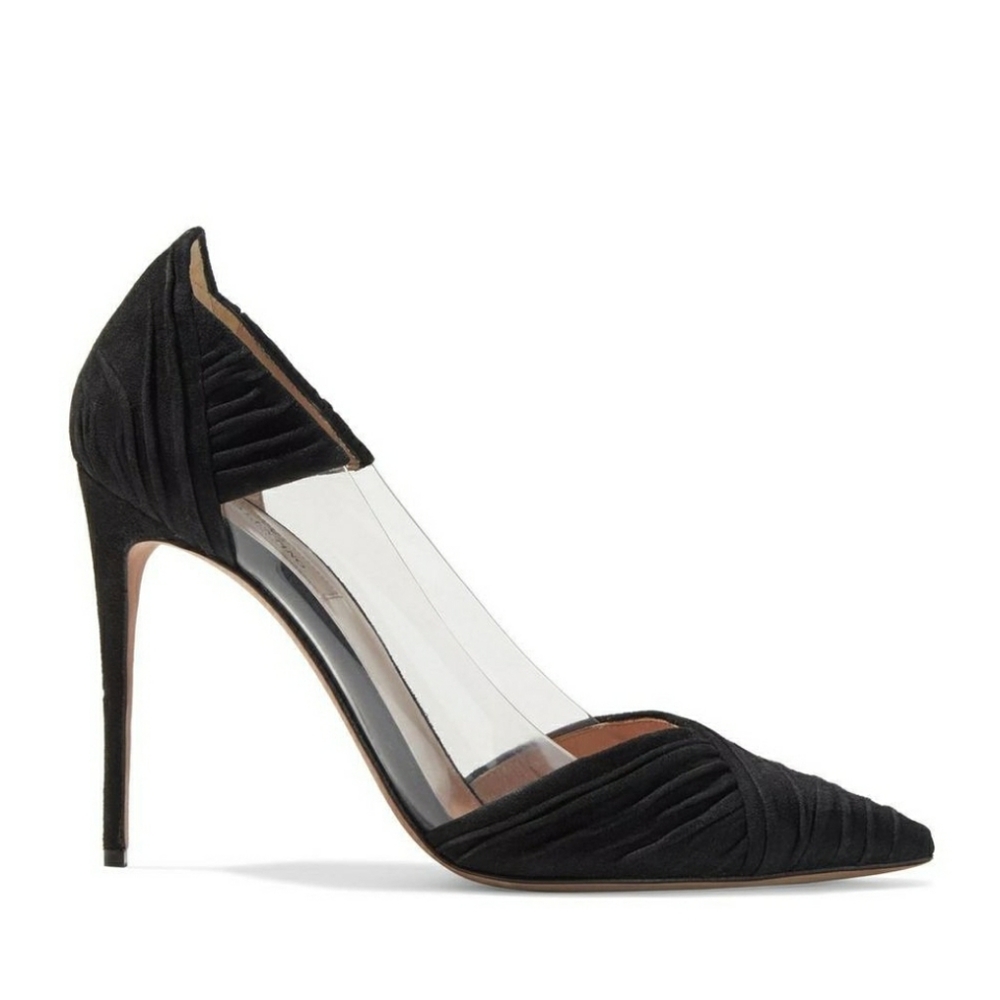 Authentic B-Drape Valentino Suede pumps